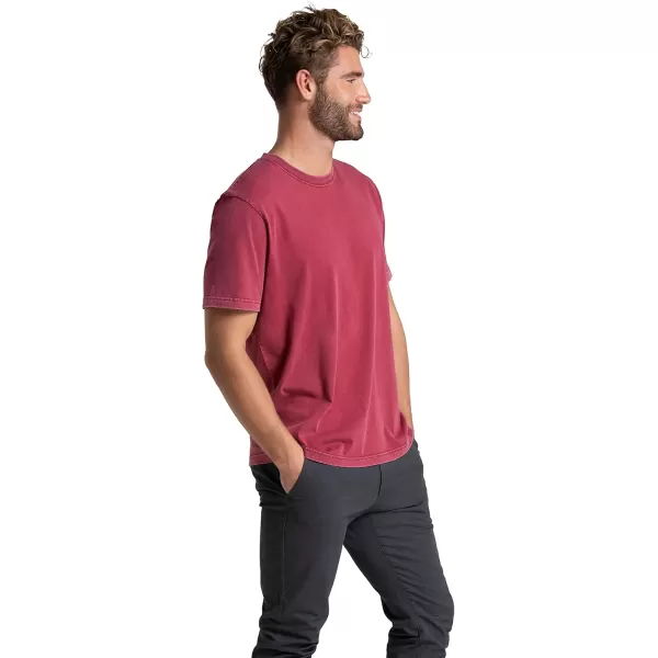 imageFruit of the Loom Mens Crafted Comfort Tee Relaxed ampamp Classic Fit Sizes S2xClassic Fit  Cotton  Iron Red