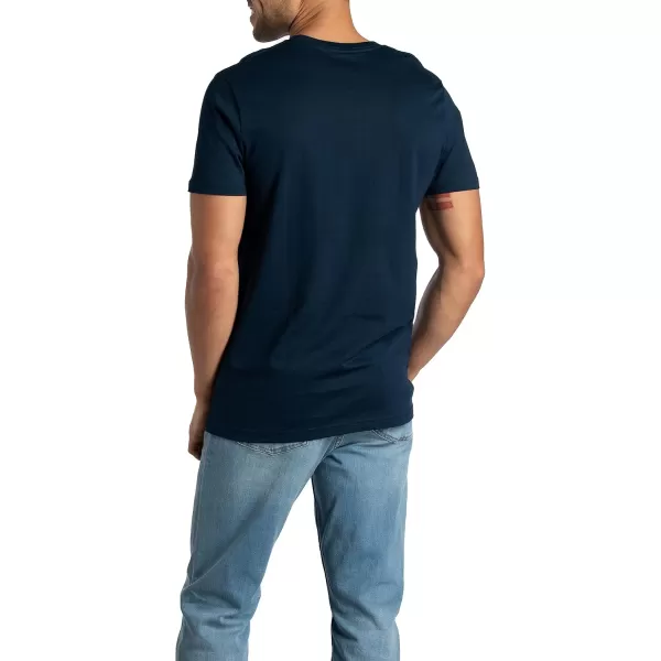 imageFruit of the Loom Mens Crafted Comfort Tee Relaxed ampamp Classic Fit Sizes S2xClassic Fit  Pima Cotton  Navy