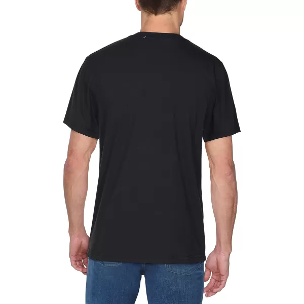 imageFruit of the Loom Mens Crafted Comfort Tee Relaxed ampamp Classic Fit Sizes S2xRelaxed Fit  Cotton  Black