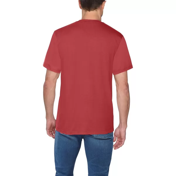 imageFruit of the Loom Mens Crafted Comfort Tee Relaxed ampamp Classic Fit Sizes S2xRelaxed Fit  Cotton  Crimson