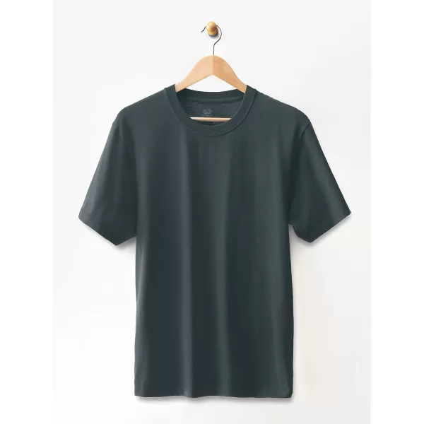 imageFruit of the Loom Mens Crafted Comfort Tee Relaxed ampamp Classic Fit Sizes S2xRelaxed Fit  Cotton  Grey