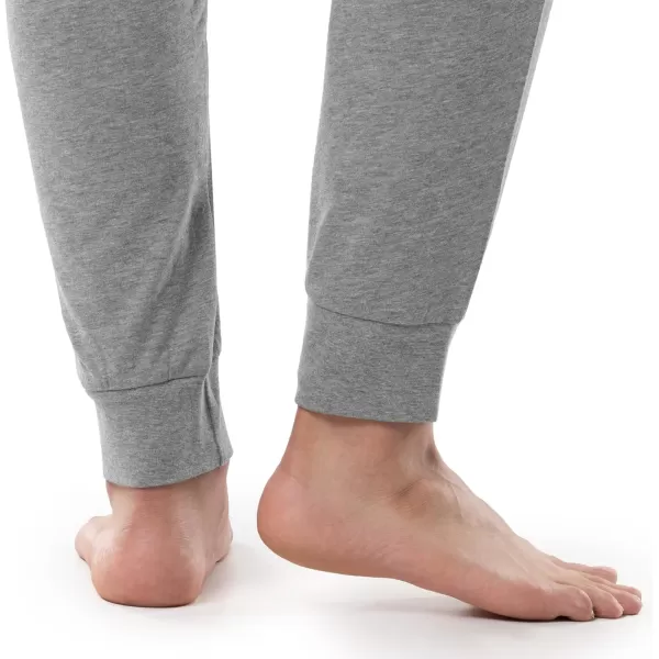 imageFruit of the Loom Mens Jersey Knit Jogger Sleep Pant 1 and 2 PacksGrey Heather