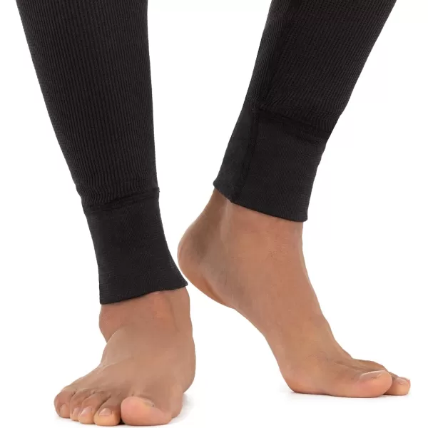 imageFruit of the Loom Mens Recycled Premium Waffle Thermal Underwear Long Johns Bottom 1 2 3 and 4 PacksBlack 4 Pack