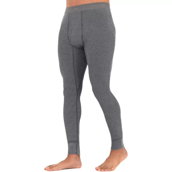 imageFruit of the Loom Mens Recycled Premium Waffle Thermal Underwear Long Johns Bottom 1 2 3 and 4 PacksBlackBlackGreystone Heather