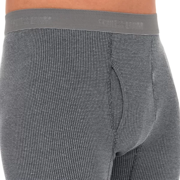 imageFruit of the Loom Mens Recycled Premium Waffle Thermal Underwear Long Johns Bottom 1 2 3 and 4 PacksGreystone Heather