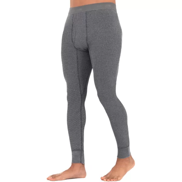 imageFruit of the Loom Mens Recycled Premium Waffle Thermal Underwear Long Johns Bottom 1 2 3 and 4 PacksGreystone Heather