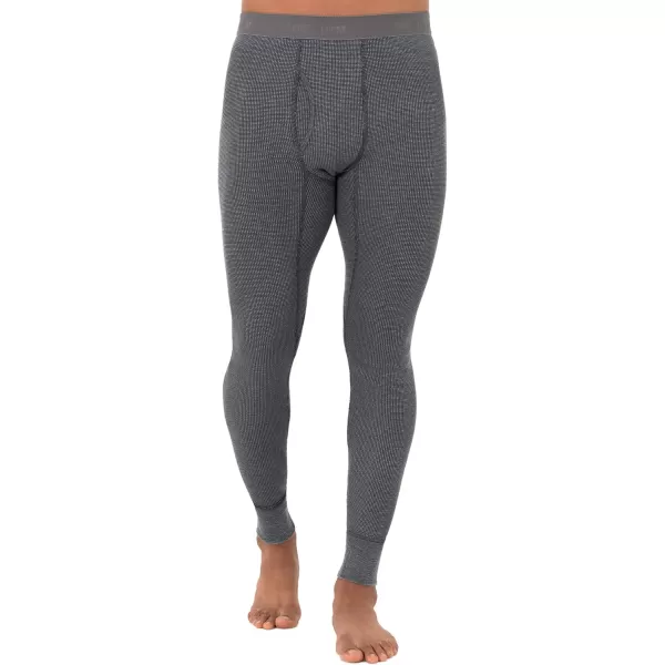 imageFruit of the Loom Mens Recycled Premium Waffle Thermal Underwear Long Johns Bottom 1 2 3 and 4 PacksGreystone HeatherGreystone HeatherBlack