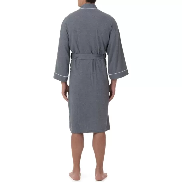 imageFruit of the Loom Mens Waffle Kimono RobeGrey