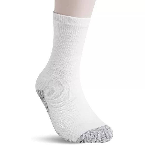 imageFruit of the Loom Mens Work Gear Cushioned Crew Socks 10 PairWhite