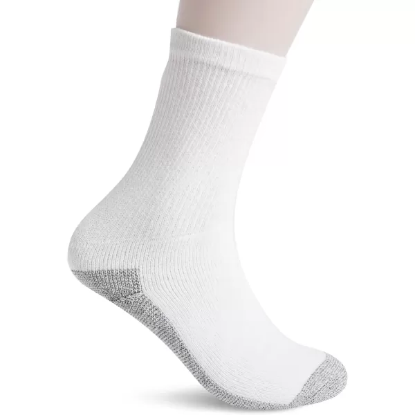 imageFruit of the Loom Mens Work Gear Cushioned Crew Socks 10 PairWhite