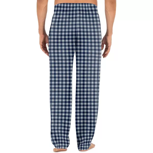 imageFruit of the Loom mens Broadcloth Woven Sleep Pajama PantBlue PlaidRed