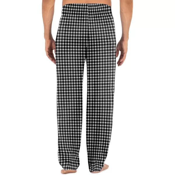 imageFruit of the Loom mens Broadcloth Woven Sleep Pajama PantBlue PlaidWhite