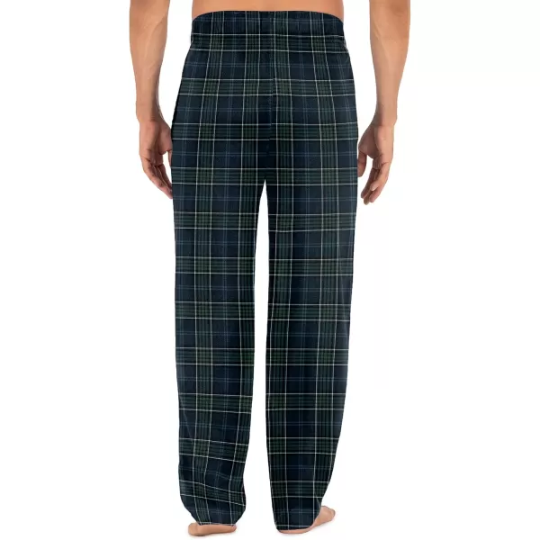 imageFruit of the Loom mens Broadcloth Woven Sleep Pajama PantNavy PlaidGreen