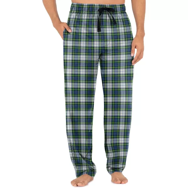 imageFruit of the Loom mens Broadcloth Woven Sleep Pajama PantNavy PlaidGreen