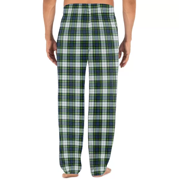 imageFruit of the Loom mens Broadcloth Woven Sleep Pajama PantNavy PlaidGreen