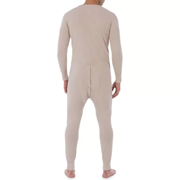 imageFruit of the Loom mens Premium Thermal Union SuitOatmeal