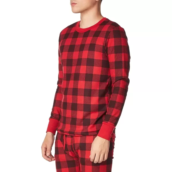 imageFruit of the Loom mens Recycled Waffle Thermal Underwear Set Top and BottomBuffalo Plaid