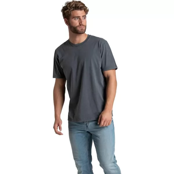 imageFruit of the Loom Mens Crafted Comfort Tee Relaxed ampamp Classic Fit Sizes S2xClassic Fit  Cotton  Charcoal