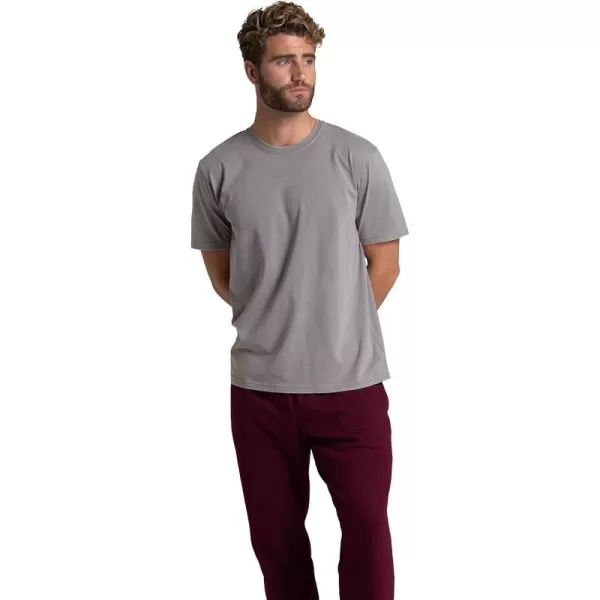 imageFruit of the Loom Mens Crafted Comfort Tee Relaxed ampamp Classic Fit Sizes S2xClassic Fit  Cotton  Rock