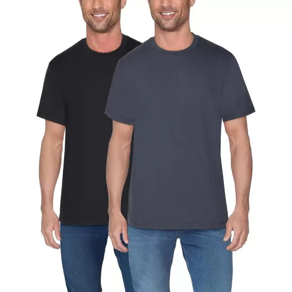 Relaxed Fit - Cotton - 2 Pack - Black/Grey