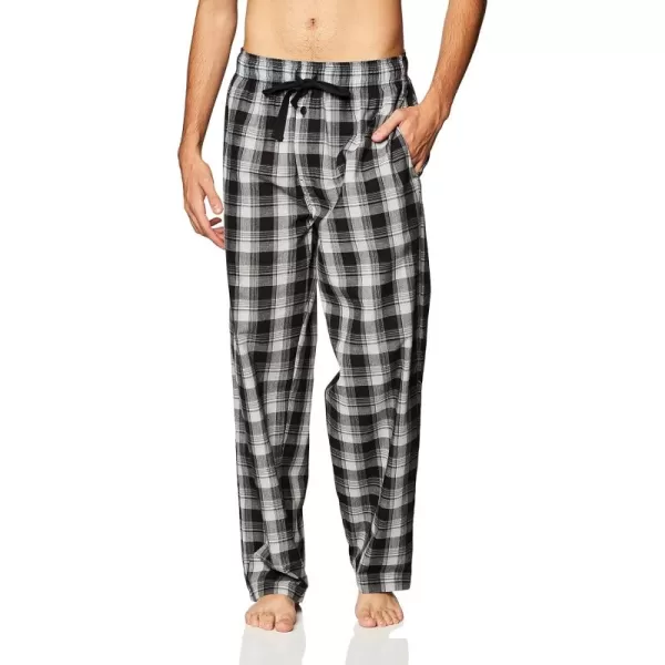 imageFruit of the Loom mens Broadcloth Woven Sleep Pajama PantEbony