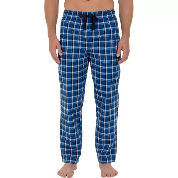 imageFruit of the Loom mens Broadcloth Woven Sleep Pajama PantNavy