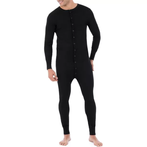 imageFruit of the Loom mens Premium Thermal Union SuitBlack