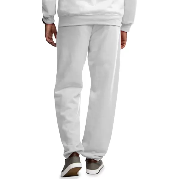 imageFruit of the Loom Eversoft Fleece Elastic Bottom Sweatpants with Pockets Relaxed Fit Moisture Wicking BreathableWhite