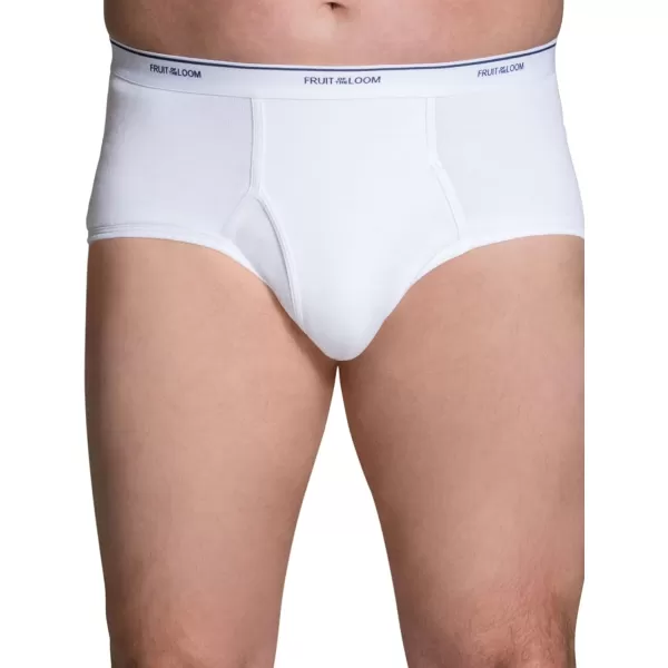 imageFruit of the Loom Mens Big and Tall TagFree UnderwearBig Man  Brief  3 Pack White