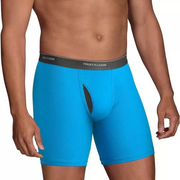 imageFruit of the Loom Mens Coolzone Boxer Briefs Moisture Wicking ampamp Breathable Assorted Color Multipacks6 Pack  Assorted Colors
