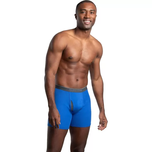 imageFruit of the Loom Mens Coolzone Boxer Briefs Moisture Wicking ampamp Breathable Assorted Color Multipacks6 Pack  Assorted Ringer