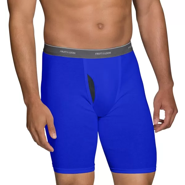 imageFruit of the Loom Mens Coolzone Boxer Briefs Moisture Wicking ampamp Breathable Assorted Color MultipacksLong Leg  7 Pack  Assorted Colors