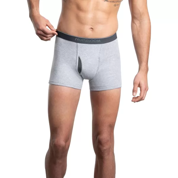 imageFruit of the Loom Mens Coolzone Boxer Briefs Moisture Wicking ampamp Breathable Assorted Color MultipacksShort Leg  7 Pack  BlackGray