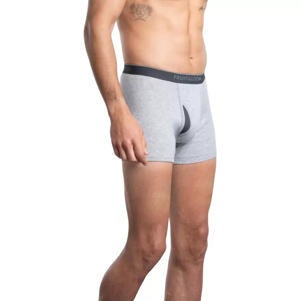 imageFruit of the Loom Mens Coolzone Boxer Briefs Moisture Wicking ampamp Breathable Assorted Color MultipacksShort Leg  7 Pack  BlackGray