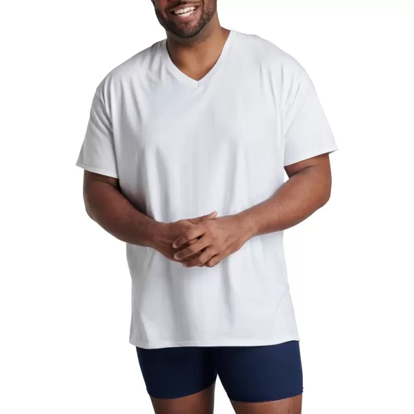 imageFruit of the Loom Mens Size Big TagFree Underwear ampamp Undershirts Tall ManV Neck3 Pack 3XLarge