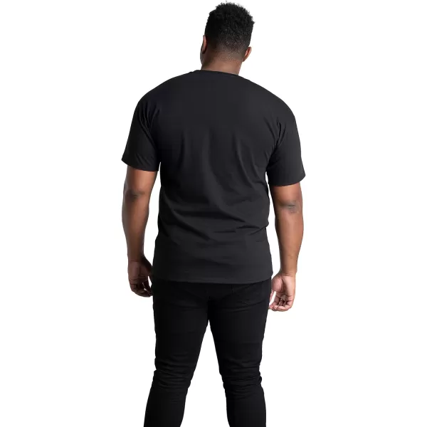 imageFruit of the Loom Mens Tall Eversoft Cotton Short Sleeve T Shirts Breathable ampamp Moisture Wicking with Odor Control Black Ink 3XLarge Big