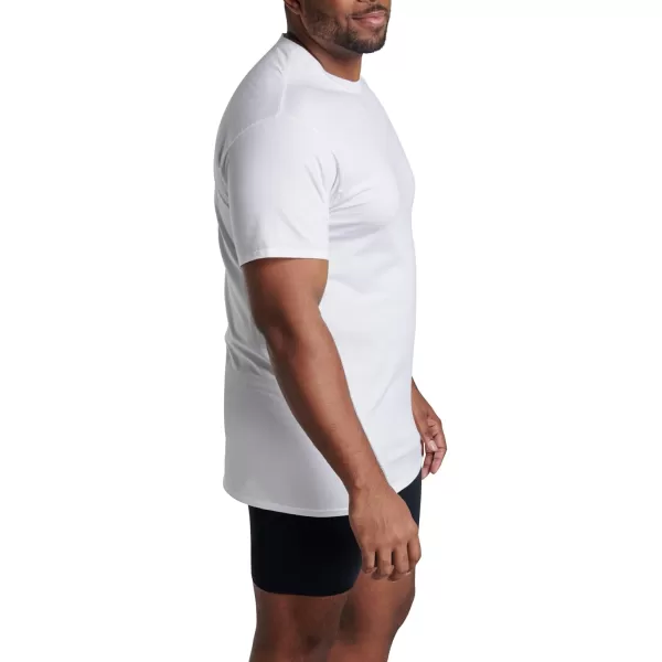 imageFruit of the Loom mens Big and Tall Tagfree UndershirtsTall Man  Crew  3 Pack