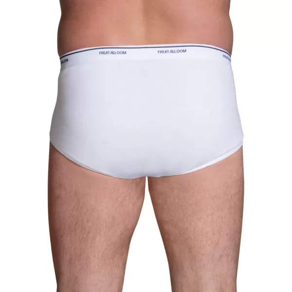 imageFruit of the Loom mens Tagfree Cotton BriefsWhite 6  Pack