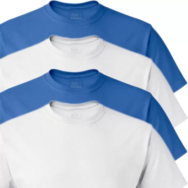 imageFruit of the Loom mens Tagfree Cotton UndershirtsBlue