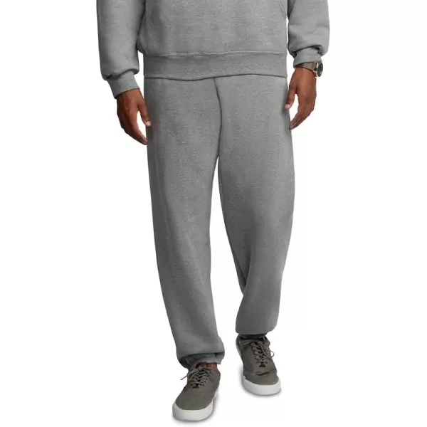 imageFruit of the Loom Eversoft Fleece Elastic Bottom Sweatpants with Pockets Relaxed Fit Moisture Wicking Breathable12 Pack  Grey Heather