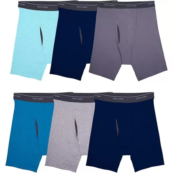 imageFruit of the Loom Mens Coolzone Boxer Briefs Moisture Wicking ampamp Breathable Assorted Color Multipacks6 Pack  Assorted Colors