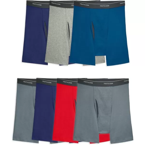 imageFruit of the Loom Mens Coolzone Boxer Briefs Moisture Wicking ampamp Breathable Assorted Color Multipacks7 Pack  Assorted Colors