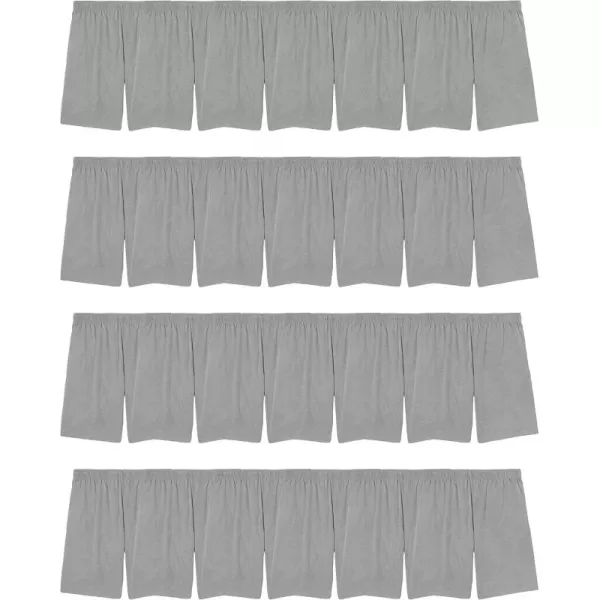 imageFruit of the Loom Mens Eversoft Cotton Shorts with Pockets S4XL24 Pack  Grey Heather