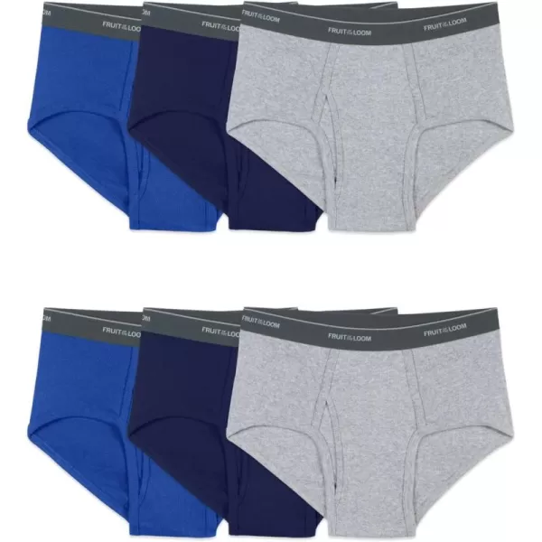 imageFruit of the Loom Mens TagFree Cotton Briefs Big Man6 PackAssorted XXLarge