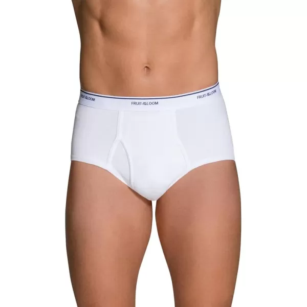 imageFruit of the Loom Mens TagFree Cotton Briefs216 Pack  White