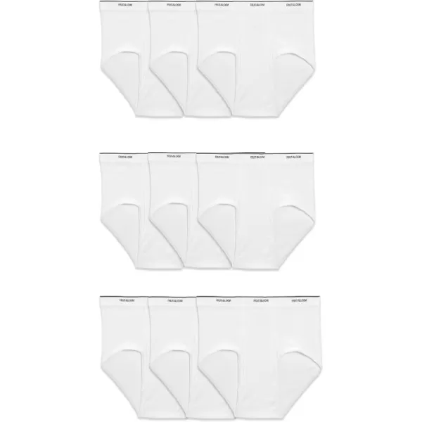 imageFruit of the Loom Mens TagFree Cotton Briefs9 Pack  White