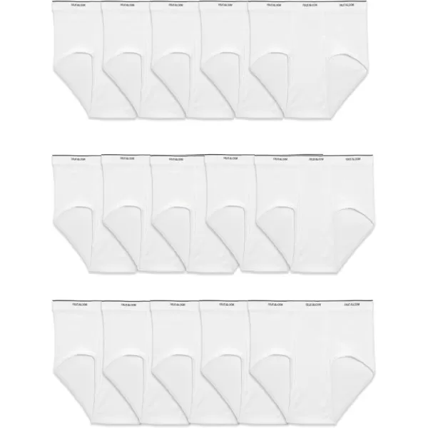 imageFruit of the Loom mens Tagfree Cotton Briefs15 Pack  White