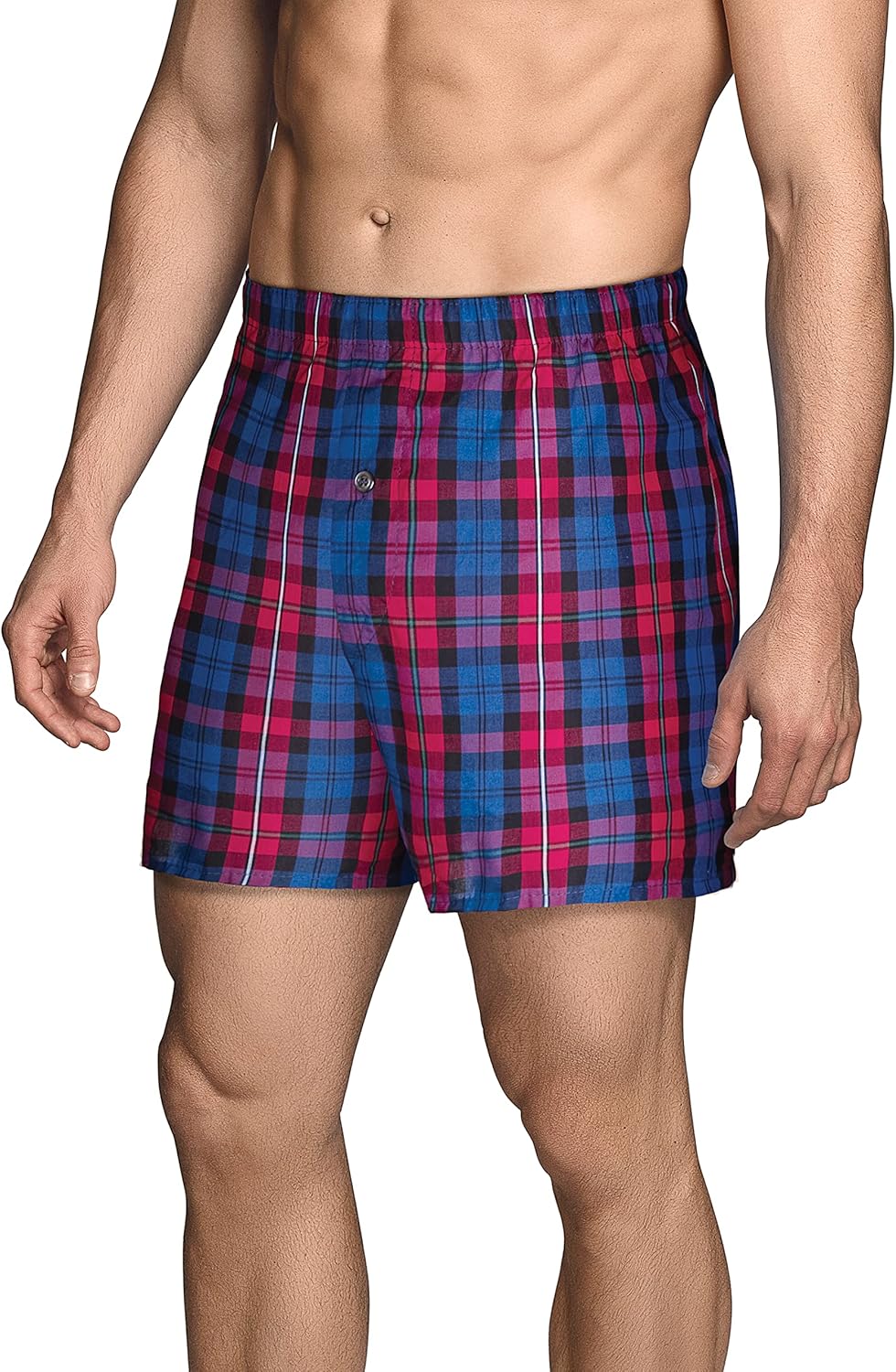 imageFruit of the Loom Mens Premium TagFree Cotton Underwear Regular ampamp Big ManBoxer  8 Pack  KnitWoven Assorted