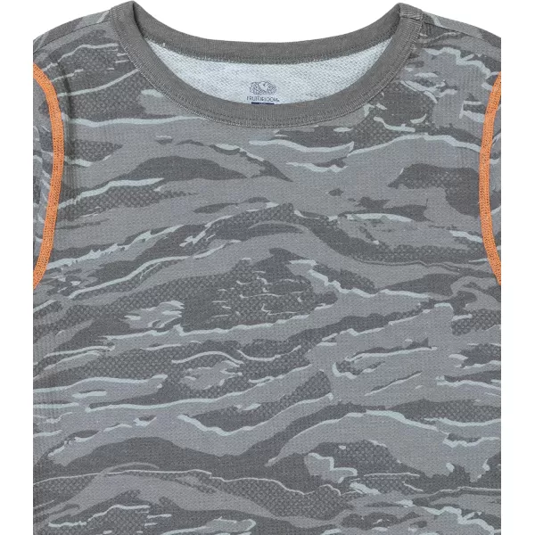 imageFruit of the Loom Boys Waffle Thermal Underwear SetGrey Camo