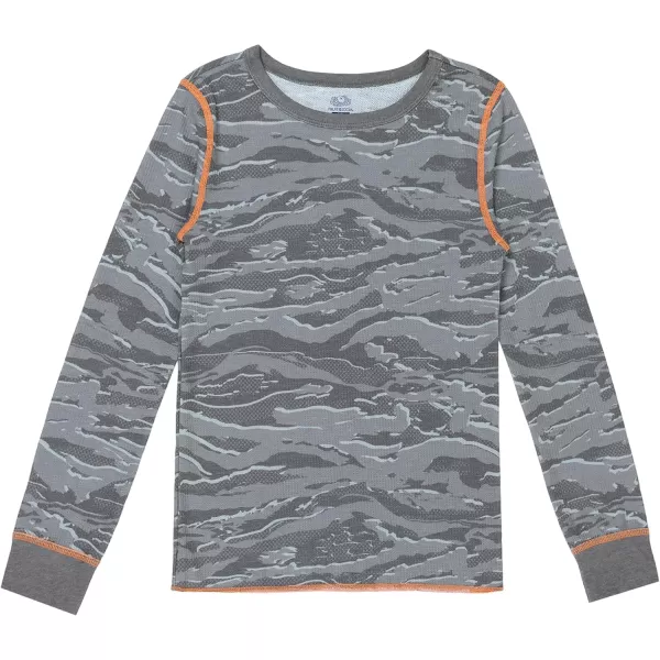 imageFruit of the Loom Boys Waffle Thermal Underwear SetGrey Camo